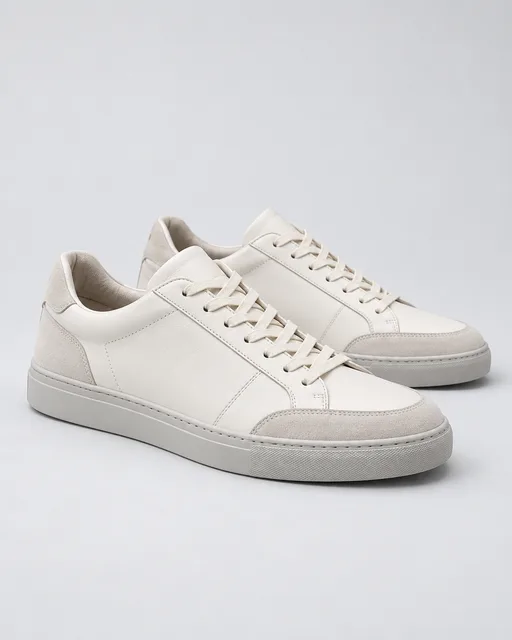 Kırık Beyaz Minimal Sneaker