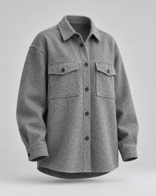 Taş Grisi Overshirt